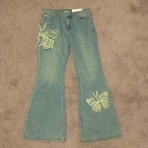 Urban Outfitters BDG butterfly flare jeans